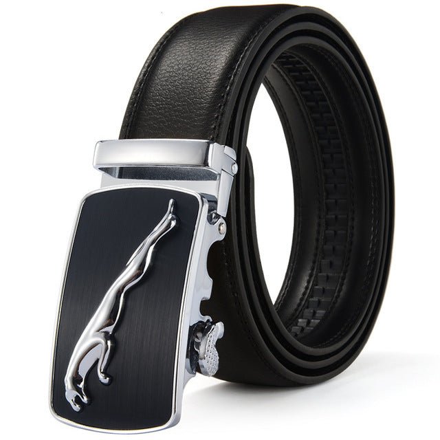 Exclusive Men's automatic buckle belt — 6style — Size 120cm — Side View