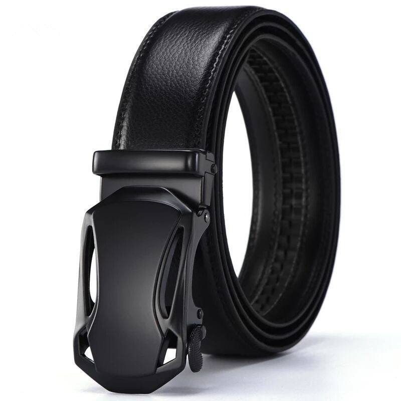 Exclusive Men's automatic buckle belt — 6style — Size 120cm — Top View
