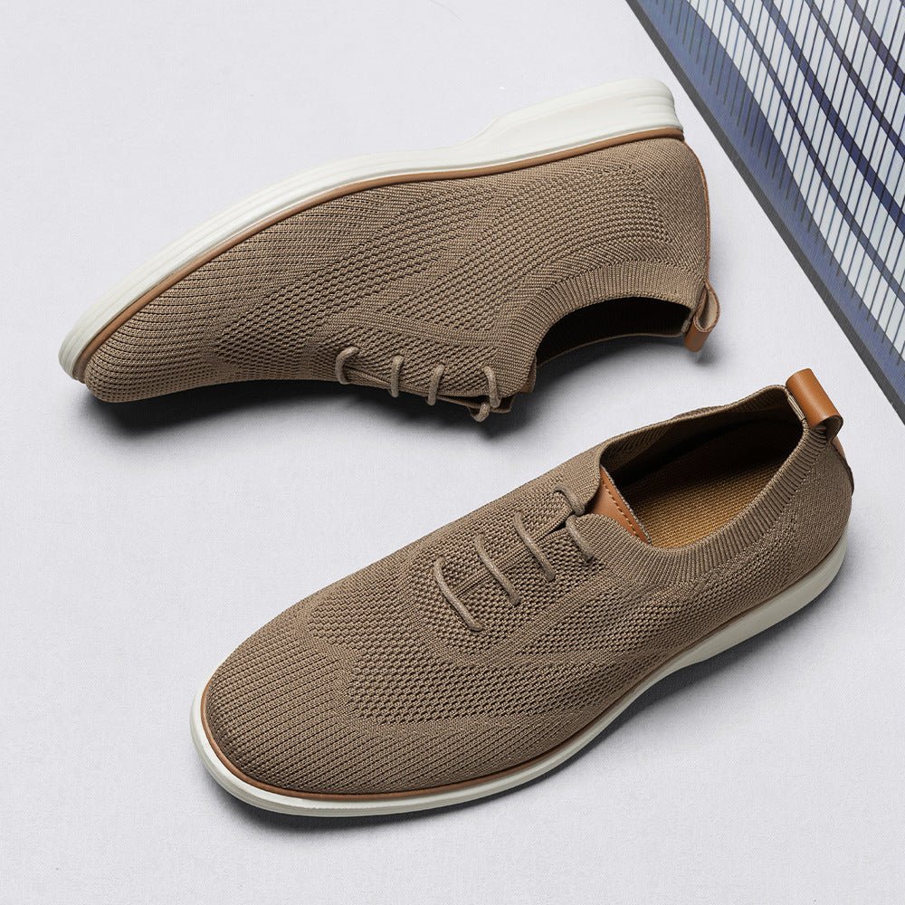 Exclusive Men's Business Casual Shoes — Black — Size 40 — Side View