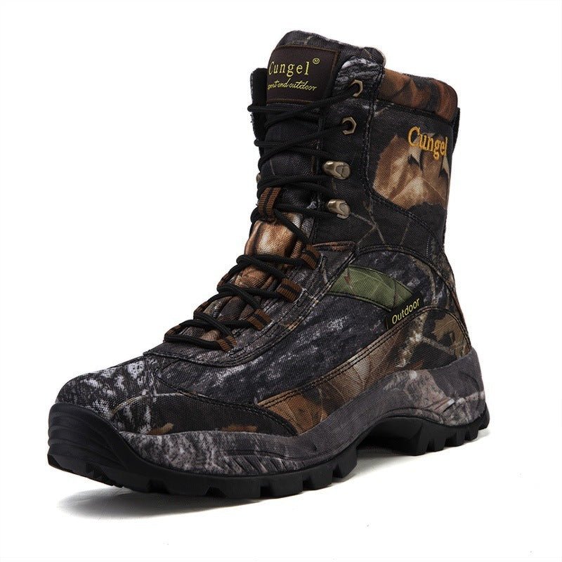 Exclusive Men's hiking shoes — Black — Size 44 — Front View