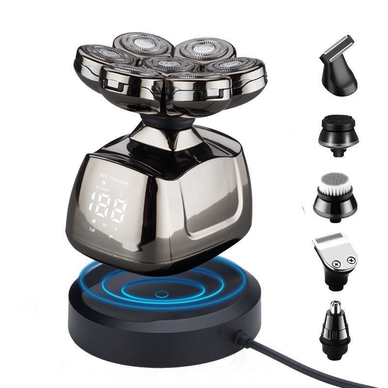 Exclusive Multifunctional Electric Shaver For Men — LK 8730 — Size USB — Detail View