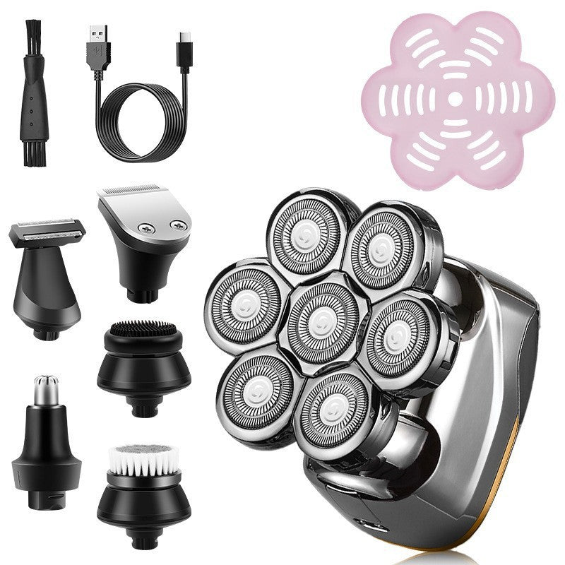 Exclusive Multifunctional Electric Shaver For Men — LK 8730 — Size USB — Back View