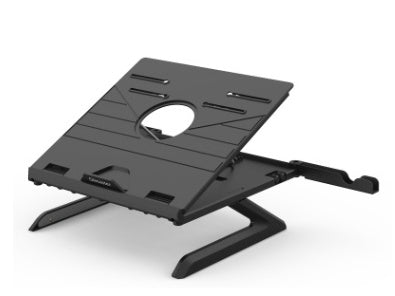 Exclusive Multifunctional folding lifting laptop stand — White — Lifestyle View