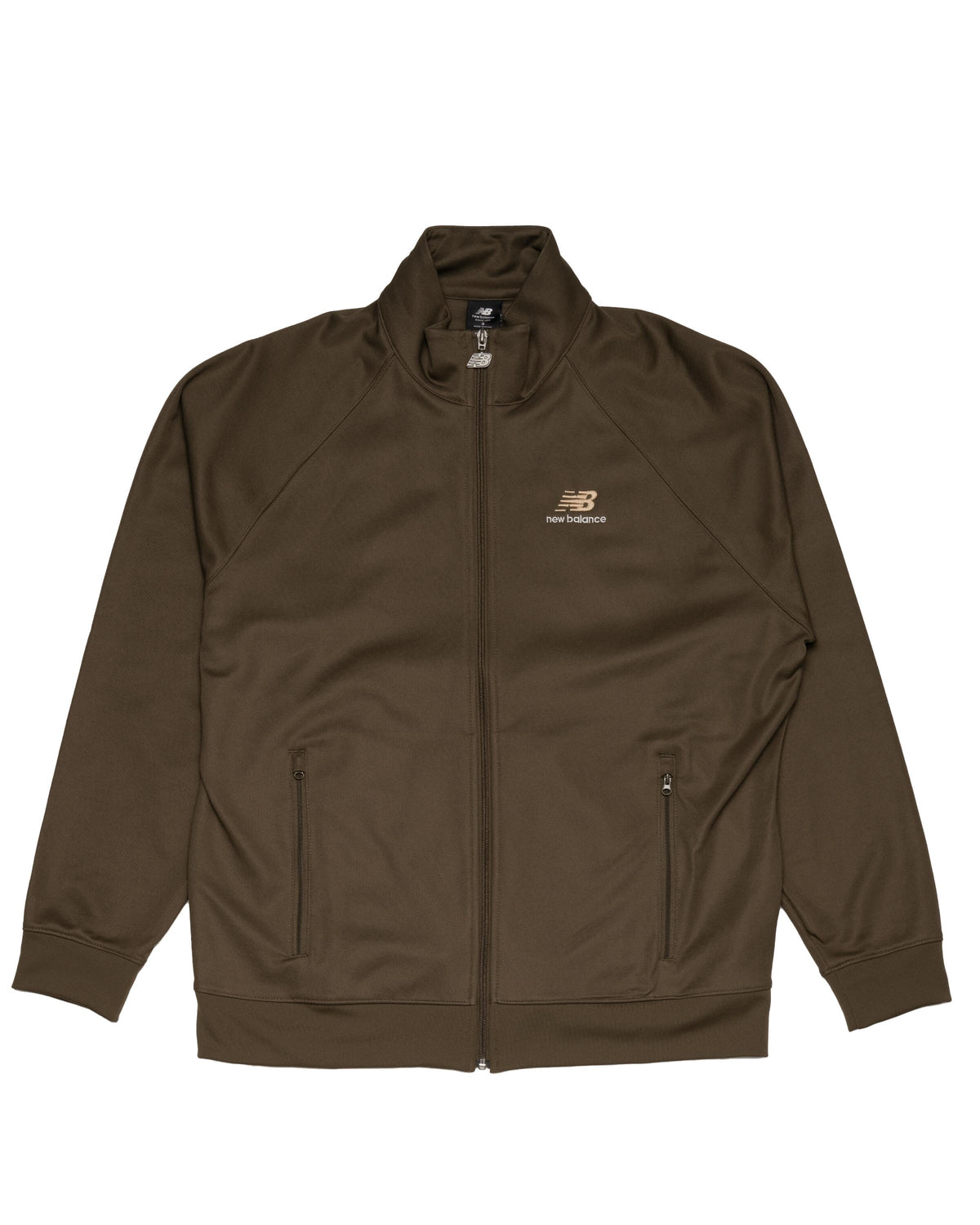 Exclusive New Balance Uni-ssentials Track Jacket — 2XS — Front View