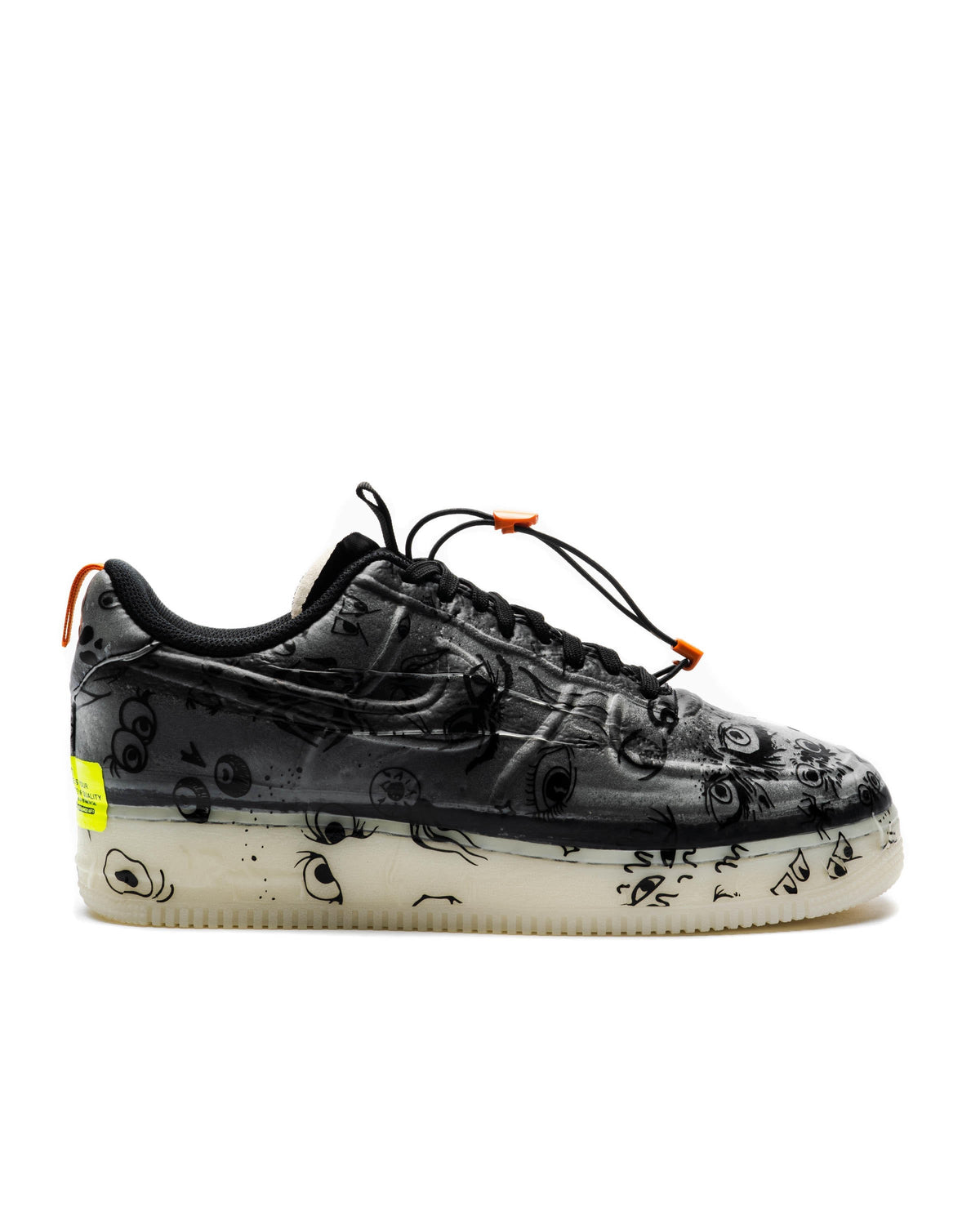 Exclusive Nike AIR FORCE 1 EXPERIMENTAL "Halloween" — 3.5 — Front View