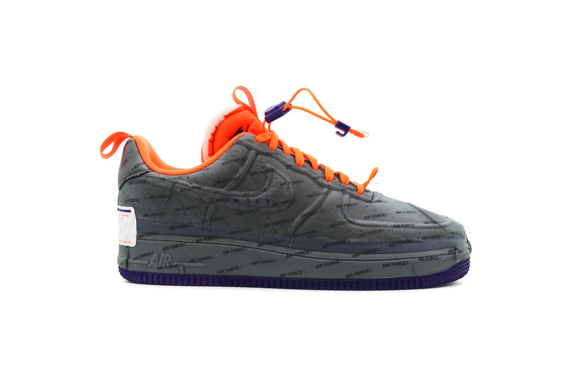 Exclusive Nike AIR FORCE 1 EXPERIMENTAL "SMOKE GREY" — 3.5 — Front View