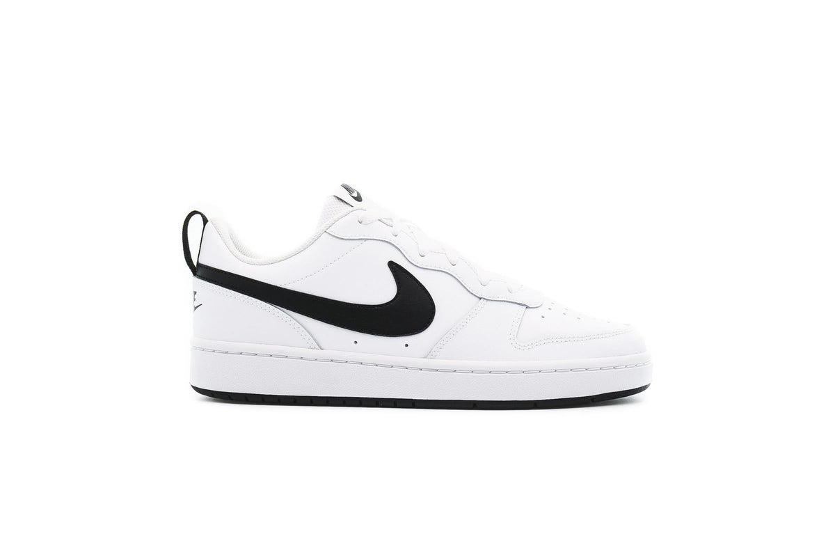 Exclusive Nike COURT BOROUGH LOW 2 (GS) "WHITE" — 3.5Y — Front View