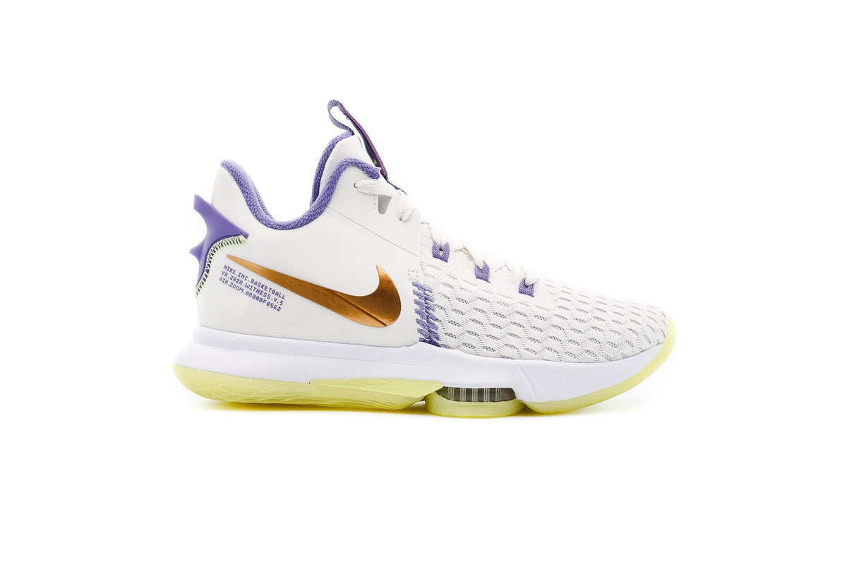 Exclusive Nike LEBRON WITNESS V "SUMMIT WHITE" — 3.5 — Front View