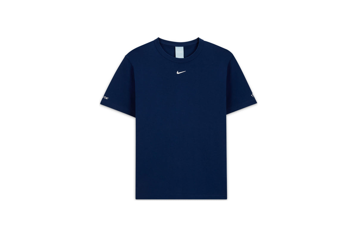 Exclusive Nike Nocta Men's Short-Sleeve Top "Blue" — 2XS — Front View