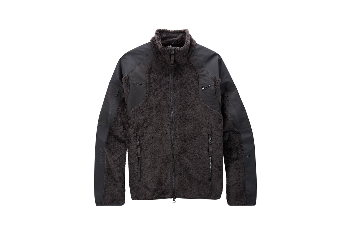 Exclusive Nike NOCTA POLARTEC FLEECE JACKET "BLACK" — 2XS — Front View