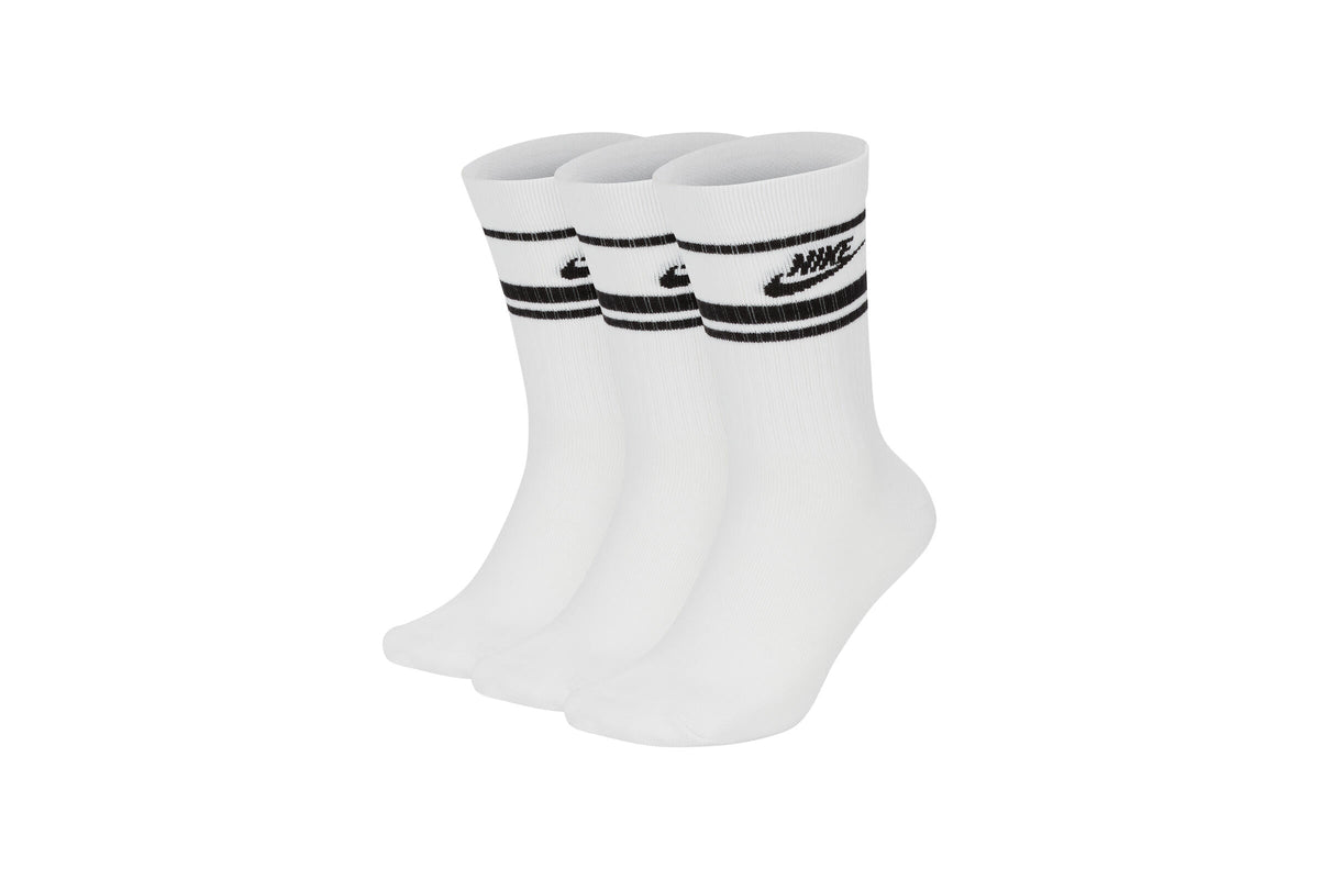 Exclusive Nike NSW ESSENTIAL SOCKS "BLACK" — 2XS — Front View
