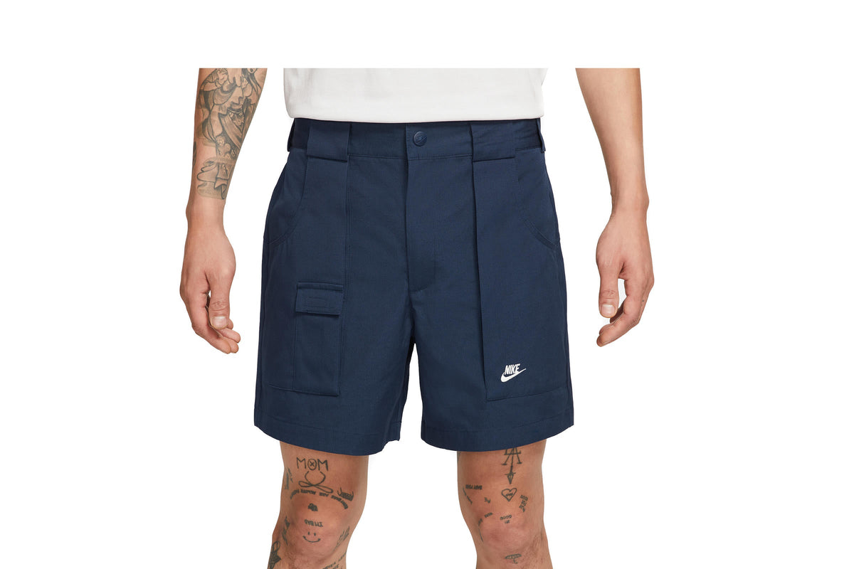 Exclusive Nike NSW REISSUE SHORT "NAVY" — 2XS — Front View