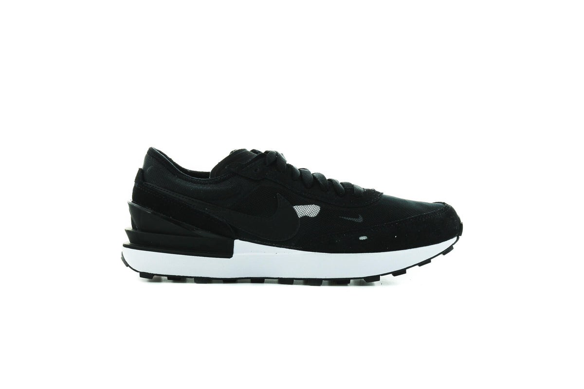 Exclusive Nike WAFFLE ONE (GS) "BLACK" — 3.5Y — Front View