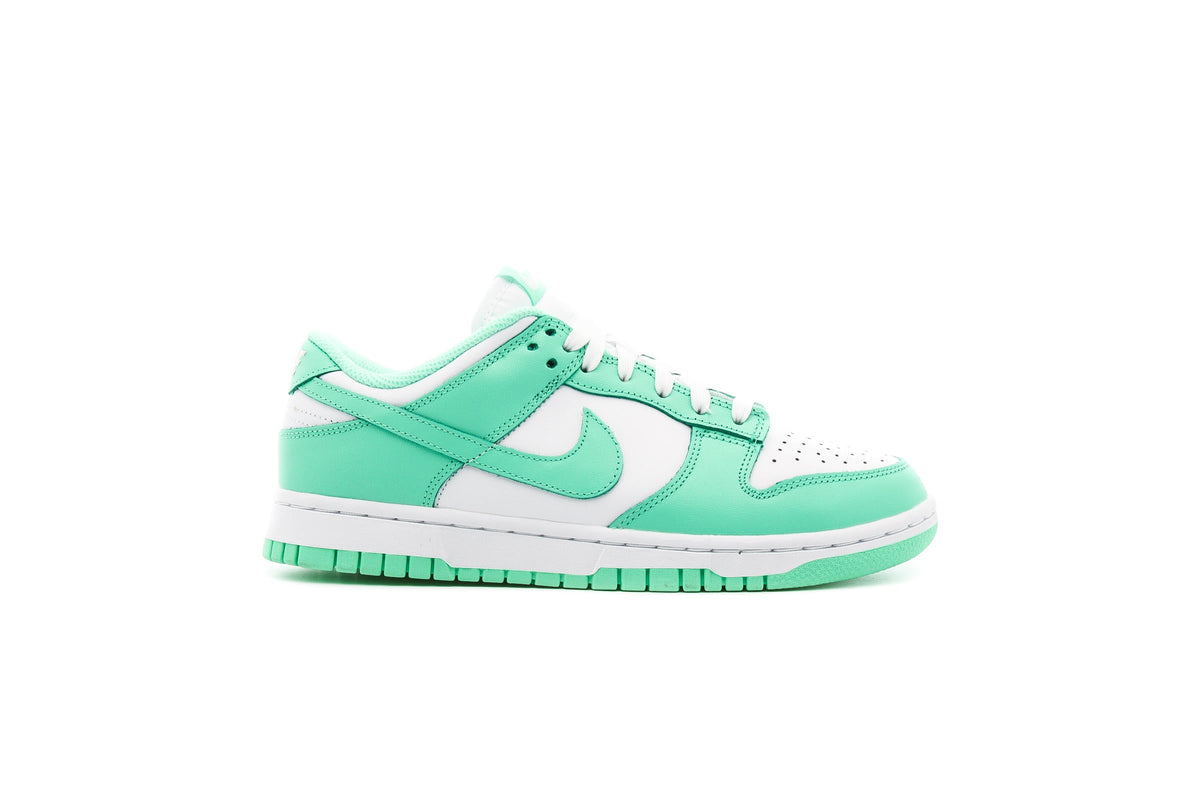 Exclusive Nike WMNS DUNK LOW "GREEN GLOW" — 5 — Front View