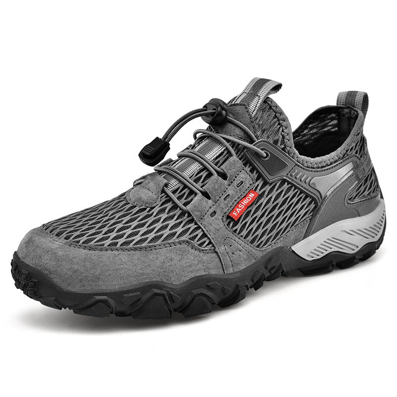 Exclusive Non-slip Soft-soled Mesh Surface Hiking Shoes — Black — Size 38 — Alternate View 7