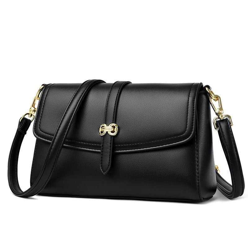 Exclusive One-shoulder Crossbody Fashion Women's Bag — Black — Lifestyle View