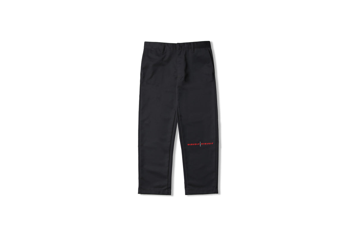 Exclusive Pacemaker x EDWIN ZOOT CHINO "BLACK" — 2XS — Front View