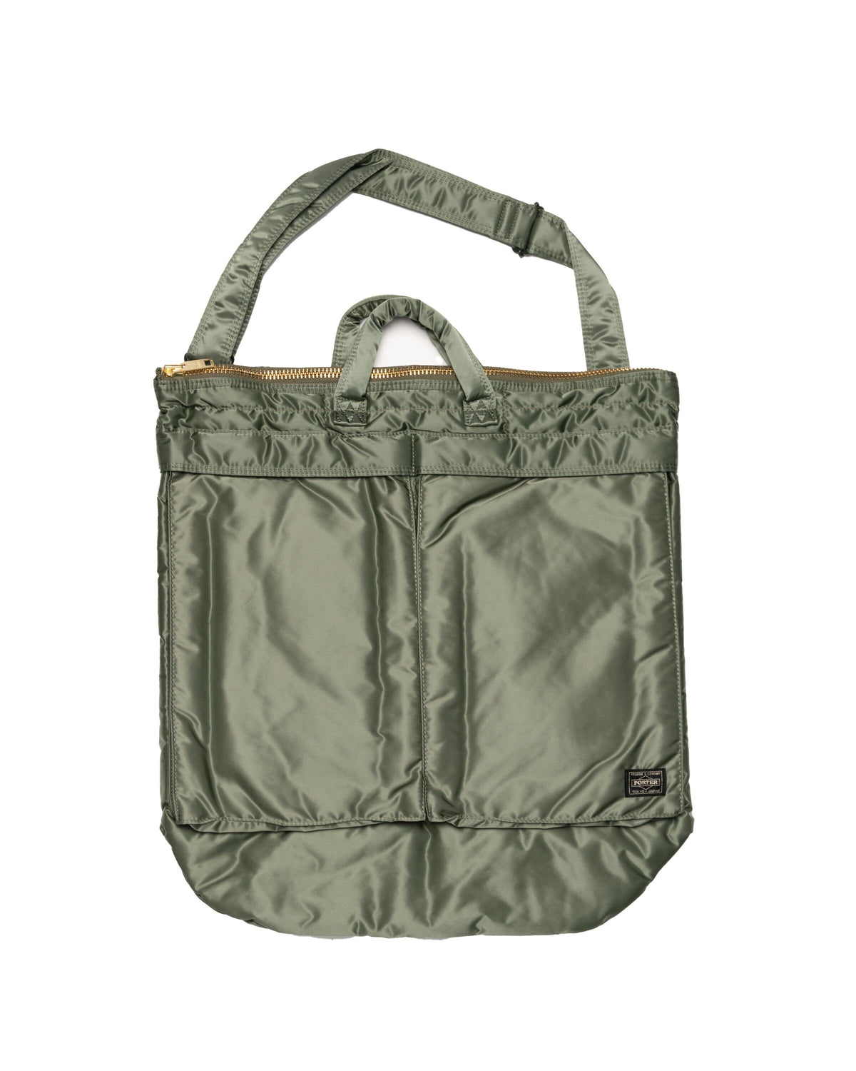 Exclusive Porter TANKER 2WAY HELMET BAG — One Size Fits All — Front View