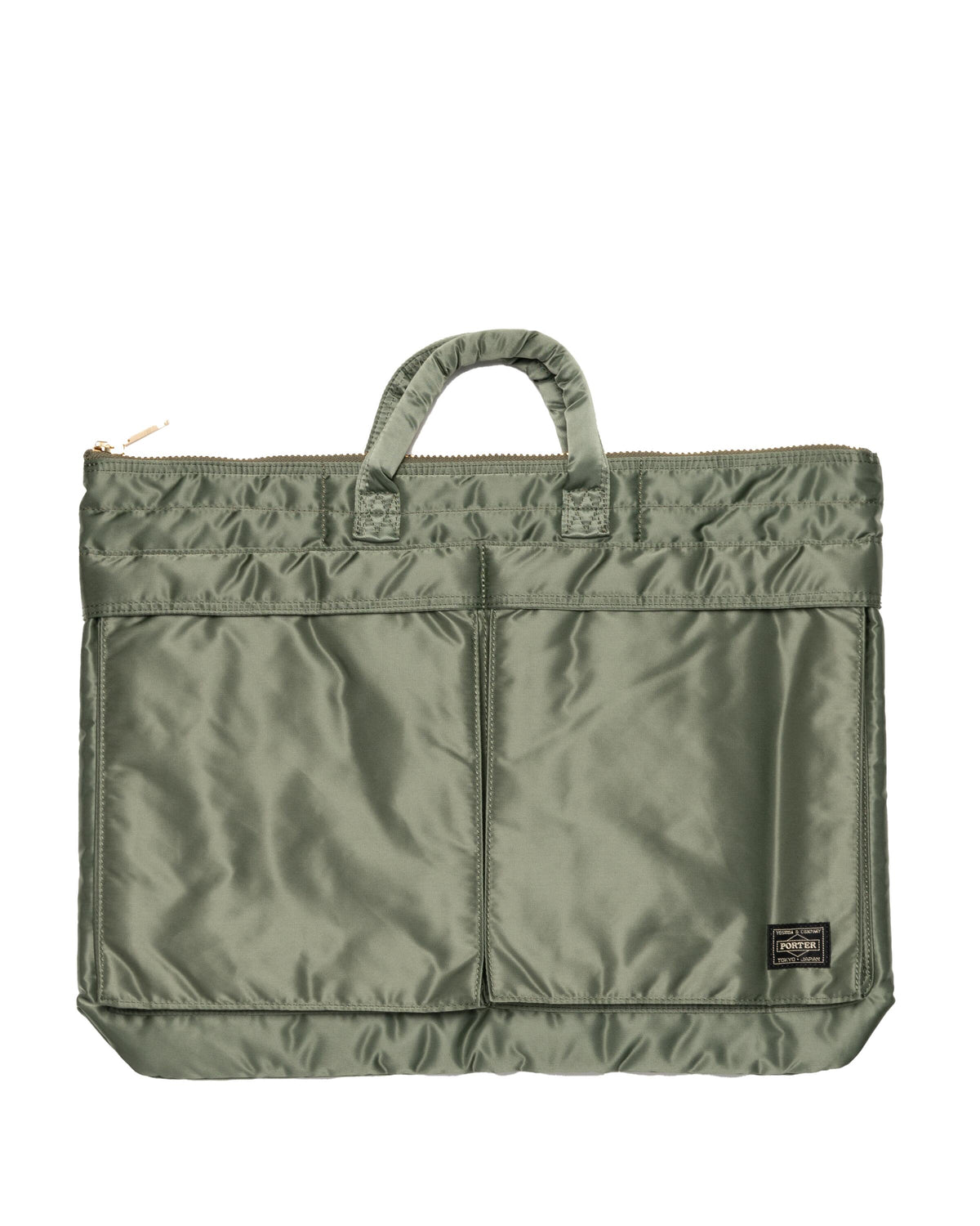 Exclusive Porter TANKER SHORT HELMET BAG (L) — One Size Fits All — Front View