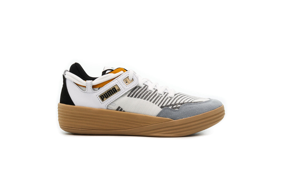 Exclusive Puma CLYDE ALL PRO LOW KUZMA "WHITE" — 4.5 — Front View