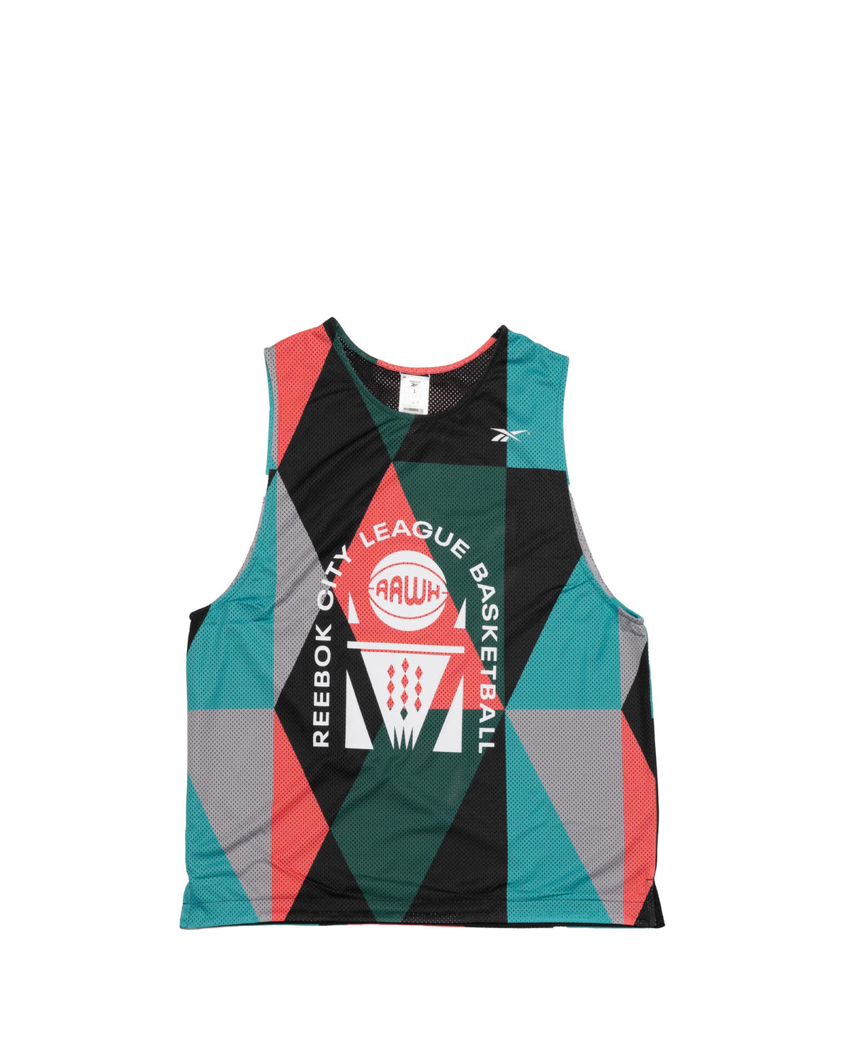 Exclusive Reebok BASKETBALL CITY LEAGUE JERSEY — 2XS — Front View