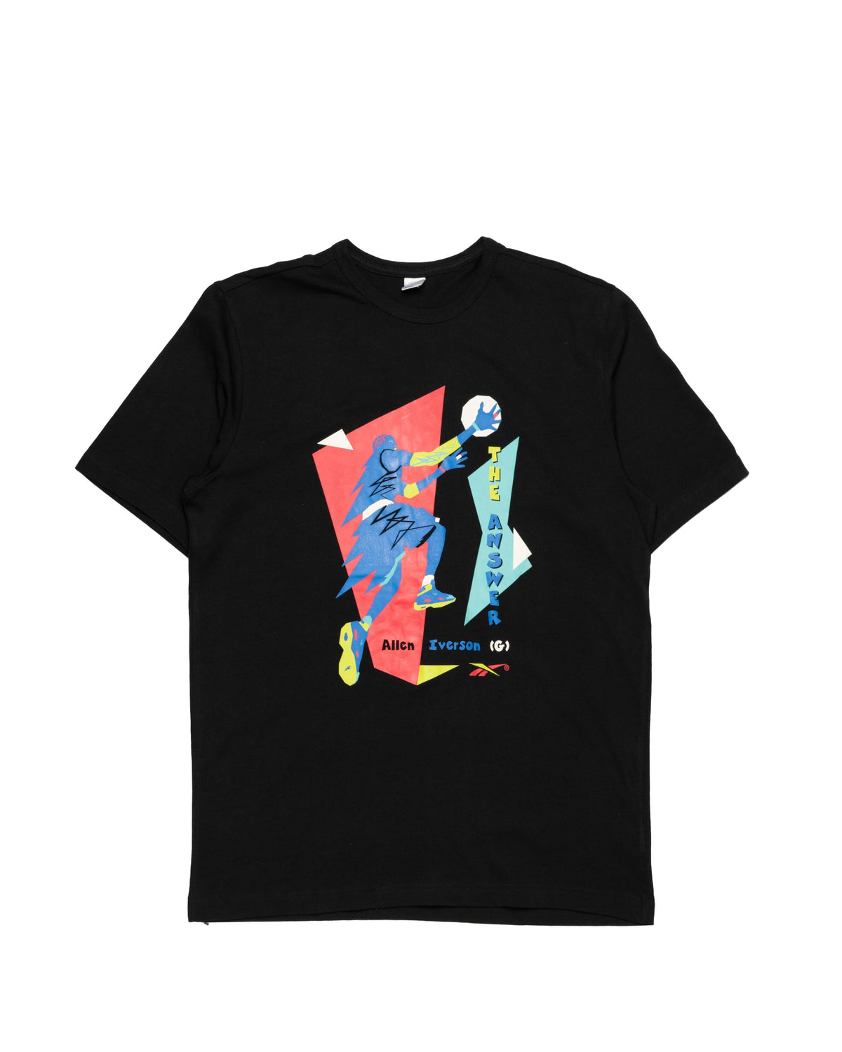 Exclusive Reebok IVERSON LAYUP SHORT-SLEEVE TEE — 2XS — Front View