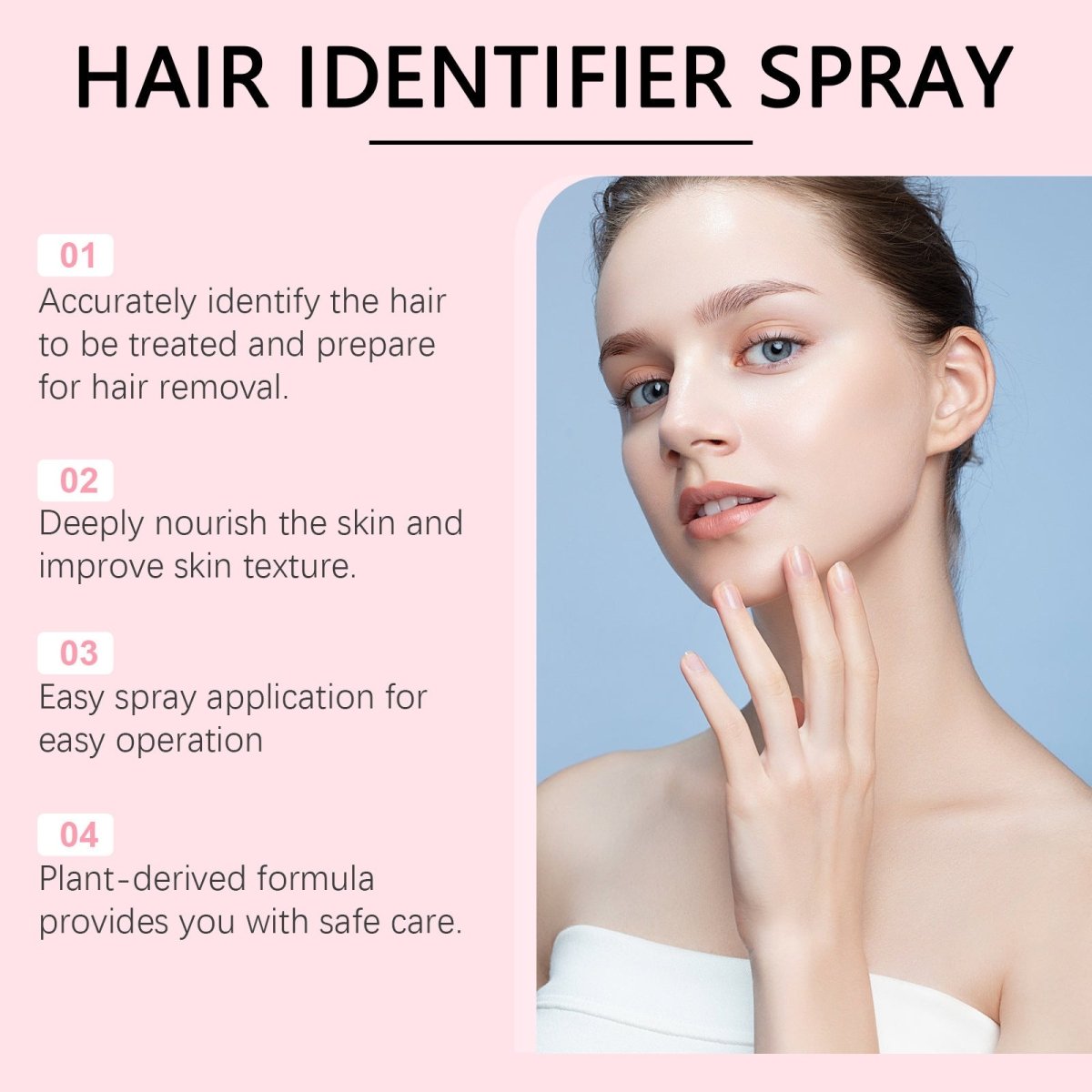 Exclusive Shaving Hair Identifier Spray | Visible Shave Foam — Hair removal spray — Top View