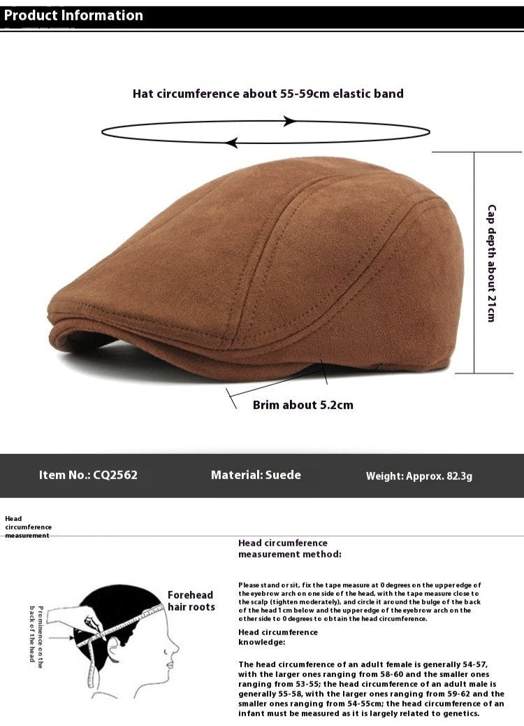 Exclusive Simple Light Board Suede Hat For Men And Women — Black — Size Free Size — Alternate View 7