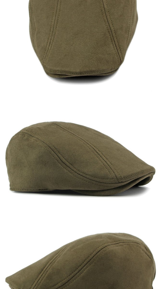 Exclusive Simple Light Board Suede Hat For Men And Women — Black — Size Free Size — Alternate View 9