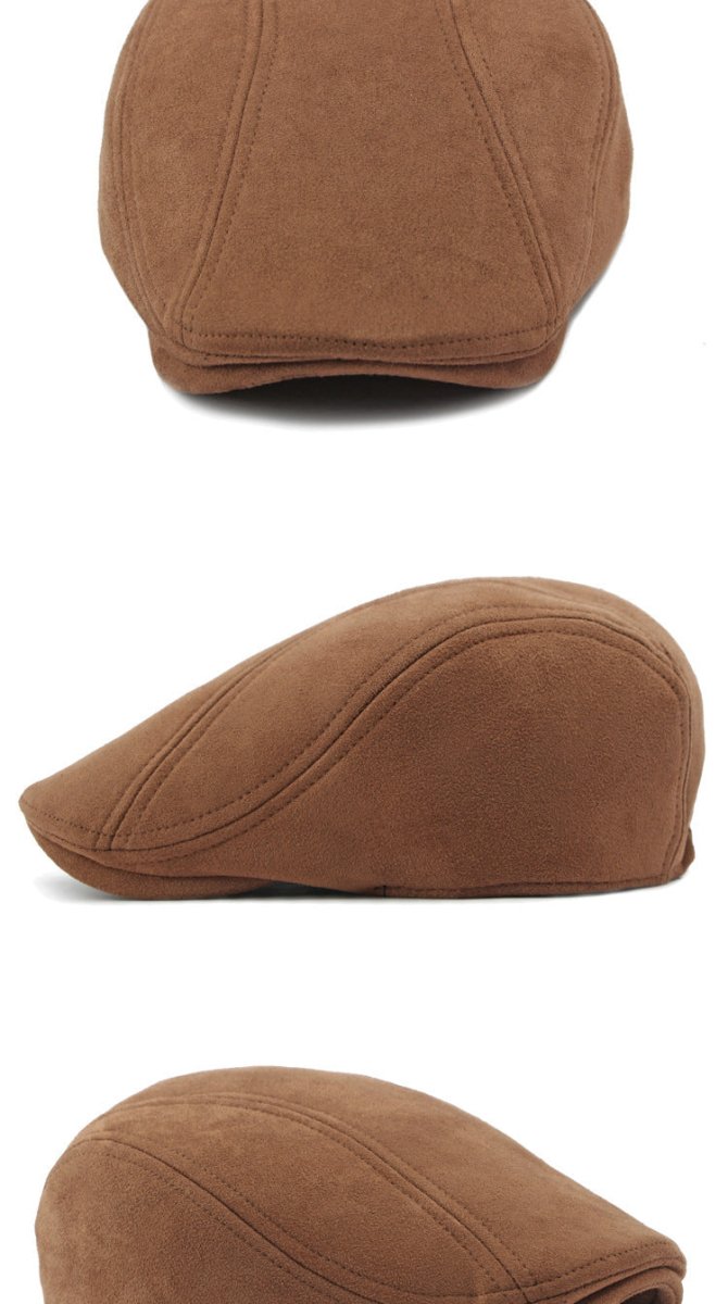 Exclusive Simple Light Board Suede Hat For Men And Women — Black — Size Free Size — Alternate View 8
