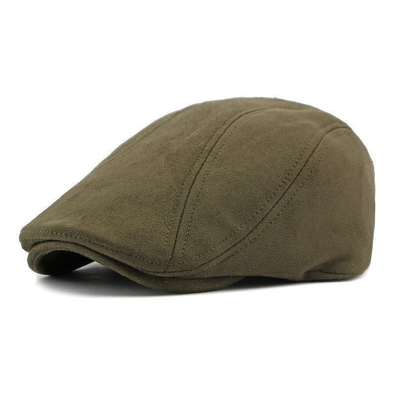 Exclusive Simple Light Board Suede Hat For Men And Women — Black — Size Free Size — Lifestyle View