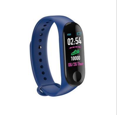 Exclusive Smart Bracelet Heart Rate And Blood Pressure Exercise Meter — Black — Lifestyle View