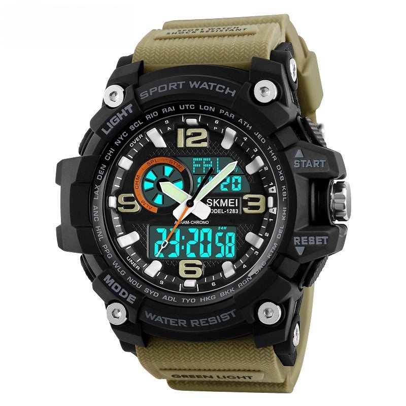 Exclusive Sports Waterproof Electronic Watch Multifunctional Men — Black — Alternate View 8