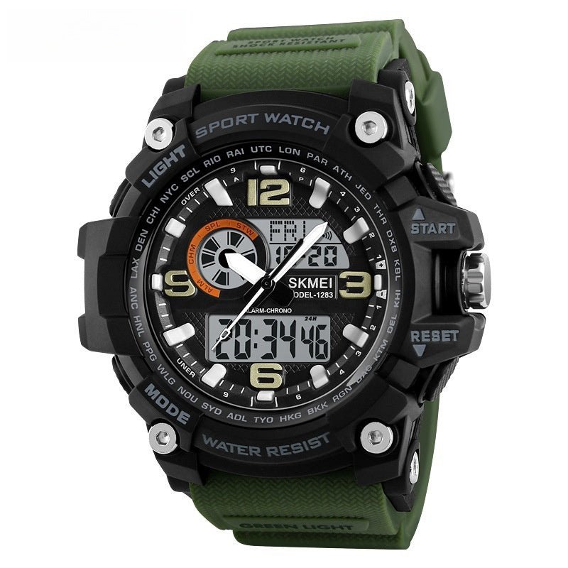 Exclusive Sports Waterproof Electronic Watch Multifunctional Men — Black — Alternate View 7