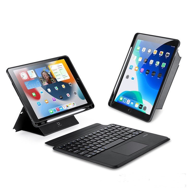 Exclusive Three-in-one Magnetic Keyboard — Black — Size IPad Air 4 5 IPad Pro 11 — Side View