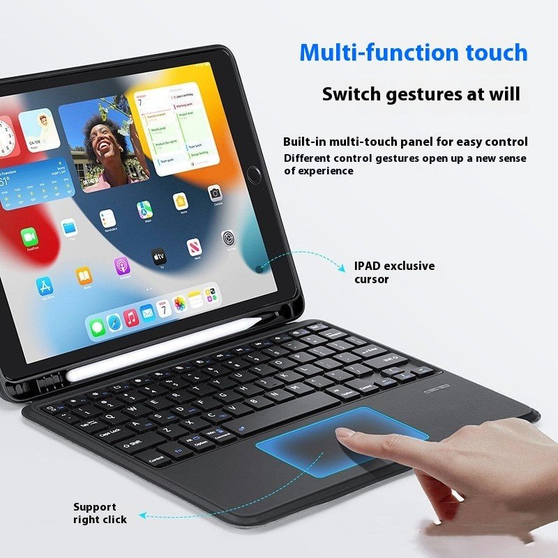 Exclusive Three-in-one Magnetic Keyboard — Black — Size IPad Air 4 5 IPad Pro 11 — Top View
