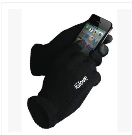 Exclusive Touch screen gloves — Pink — Front View