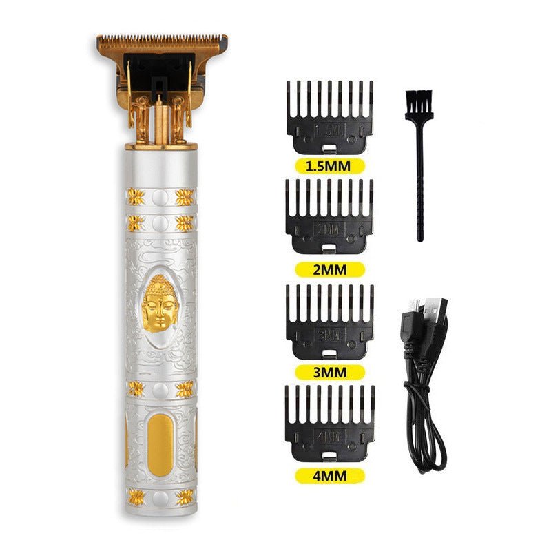 Exclusive Trim Electric Metal Hair Cutting Knife Clippers — Buddha Head — Alternate View 11