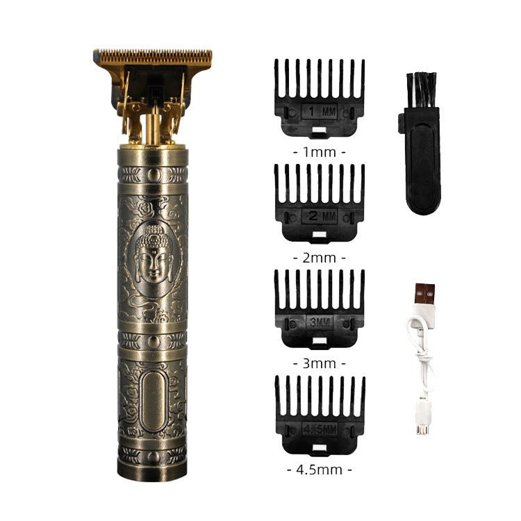 Exclusive Trim Electric Metal Hair Cutting Knife Clippers — Buddha Head — Alternate View 12