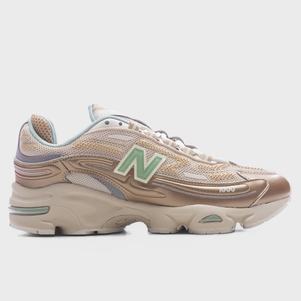 New Balance 1000D Lifestyle Sneakers – Desert Clay/Bisque/Mosaic Green – M1000DG