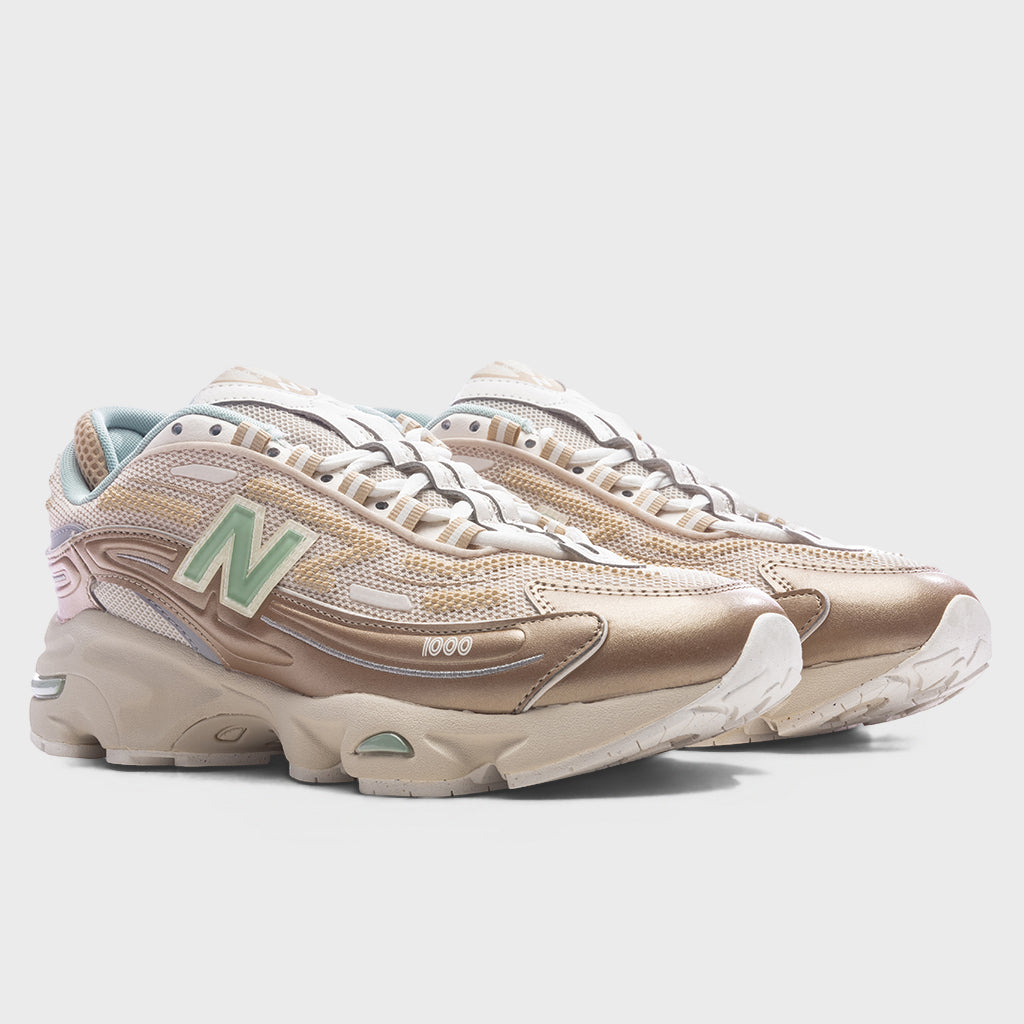 New Balance 1000D Lifestyle Sneakers – Desert Clay/Bisque/Mosaic Green – M1000DG
