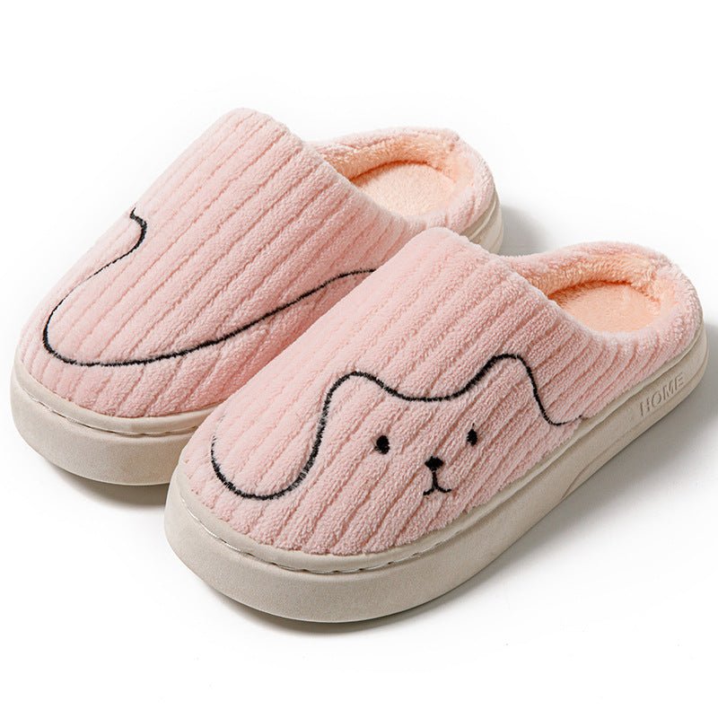 Exclusive Warm Plush Slippers — Pink — Size 36to37 — Alternate View 10