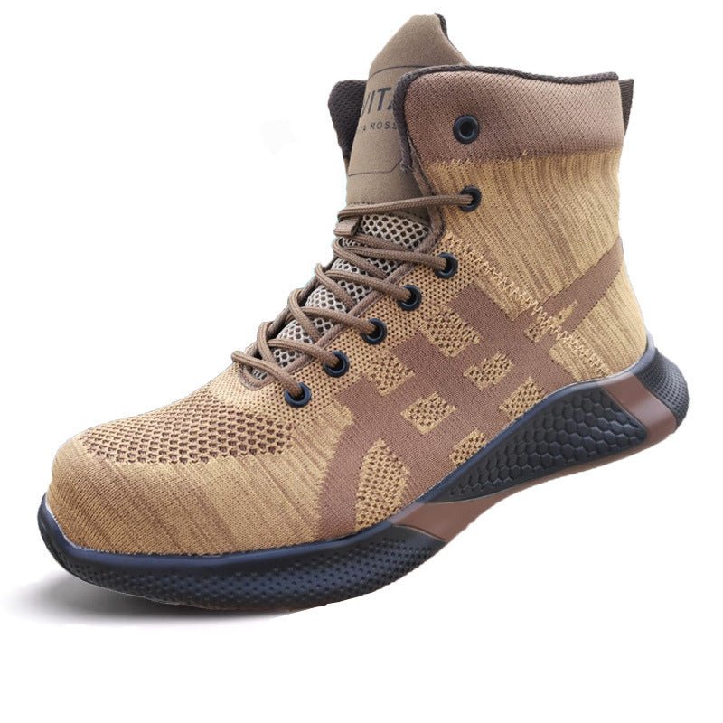Exclusive Warm Thickened Breathable Lace-up Safety Shoes — Black Velvet — Size Size36 — Lifestyle View