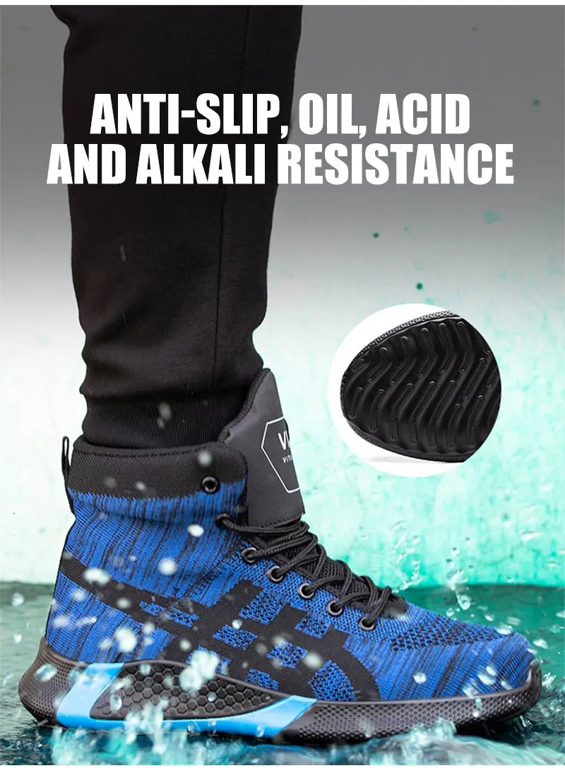 Exclusive Warm Thickened Breathable Lace-up Safety Shoes — Black Velvet — Size Size36 — Alternate View 16