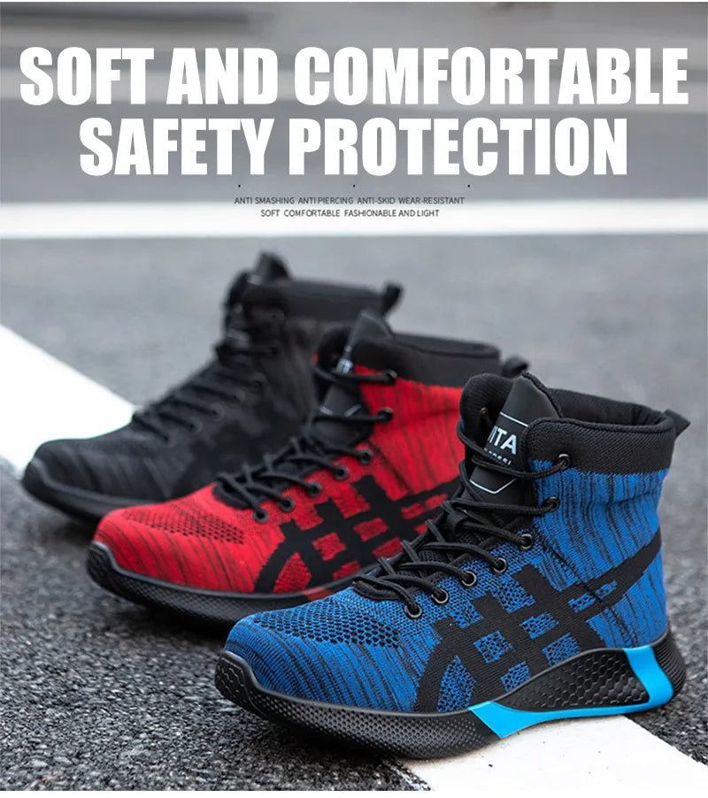 Exclusive Warm Thickened Breathable Lace-up Safety Shoes — Black Velvet — Size Size36 — Alternate View 20