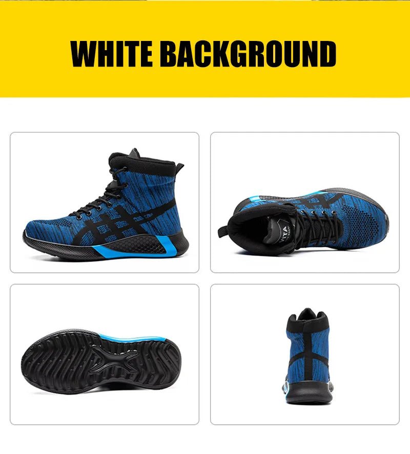 Exclusive Warm Thickened Breathable Lace-up Safety Shoes — Black Velvet — Size Size36 — Alternate View 19