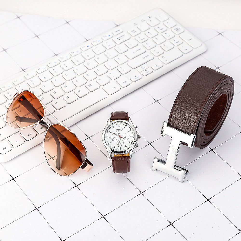 Exclusive Watch gift set — White — Side View
