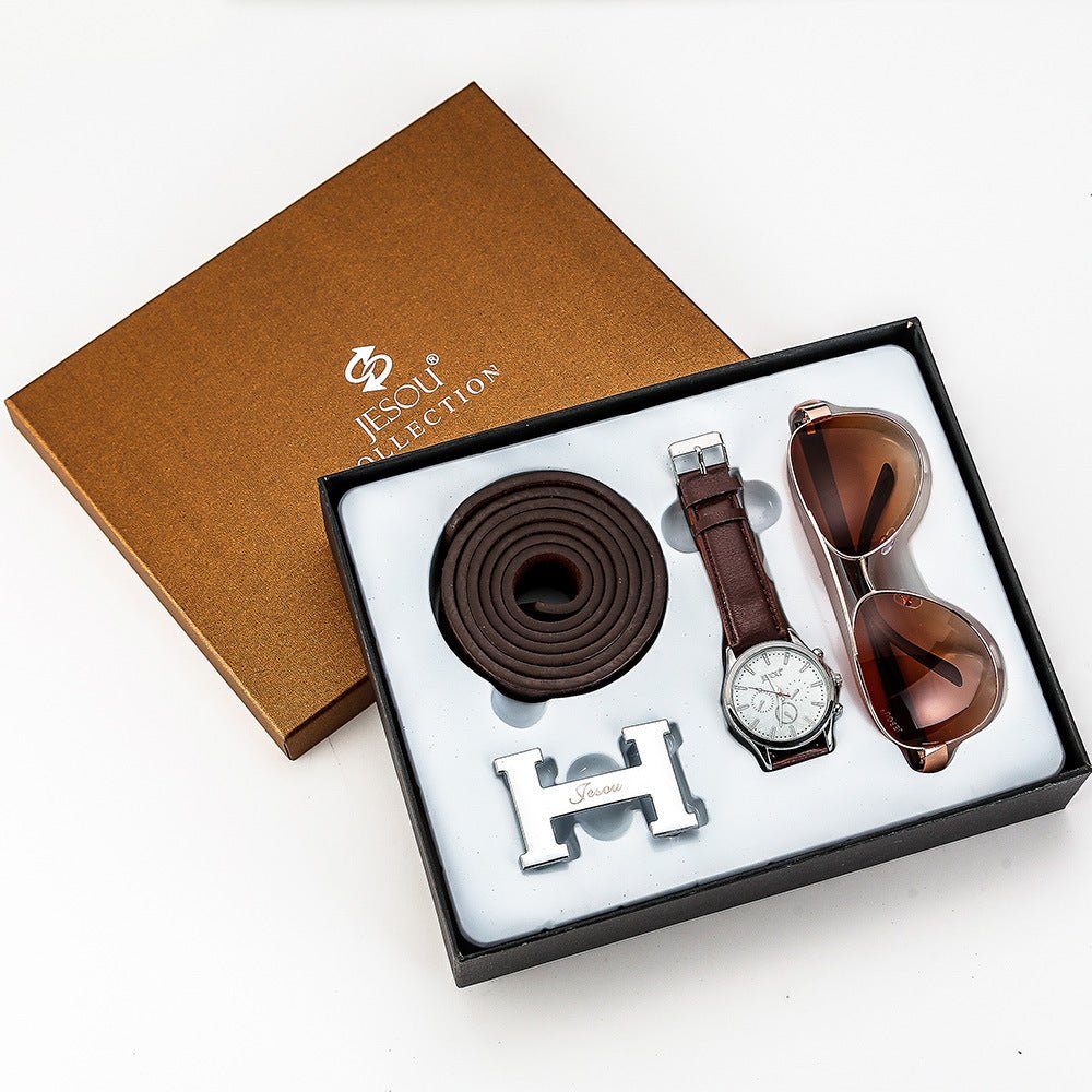 Exclusive Watch gift set — White — Top View