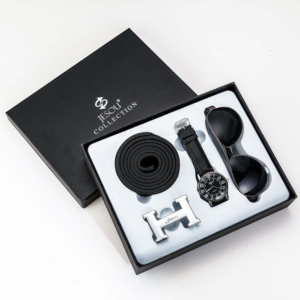 Exclusive Watch gift set — White — Front View