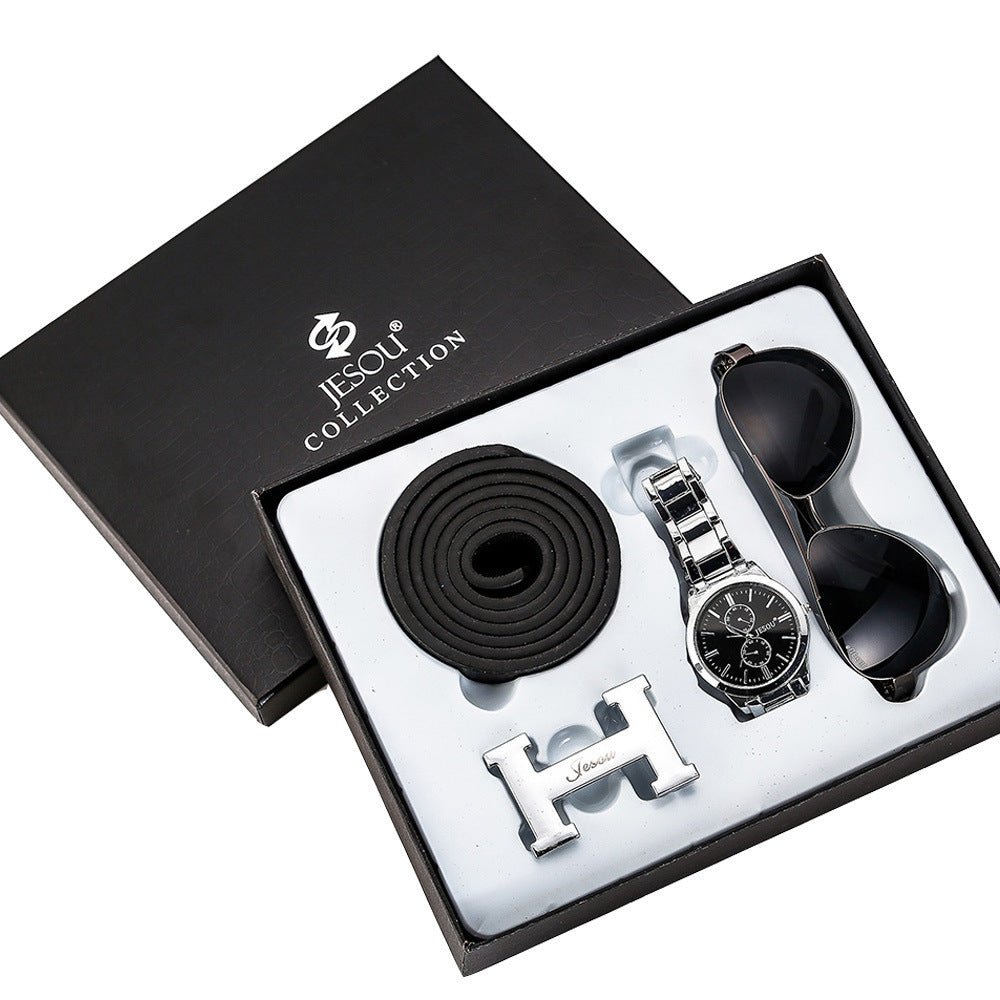 Exclusive Watch gift set — White — Detail View
